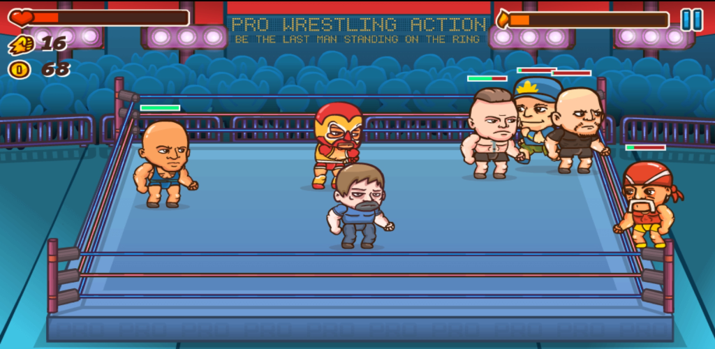 Screenshot dari video Wrestling wwe Fight