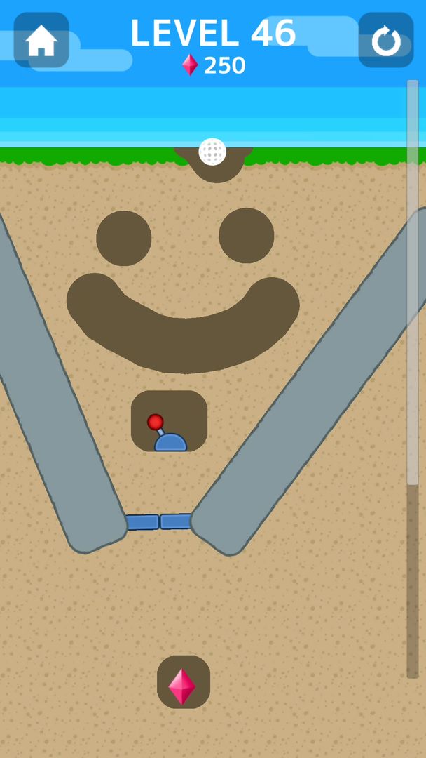 Screenshot of Dig it your way! - Ballz Cave