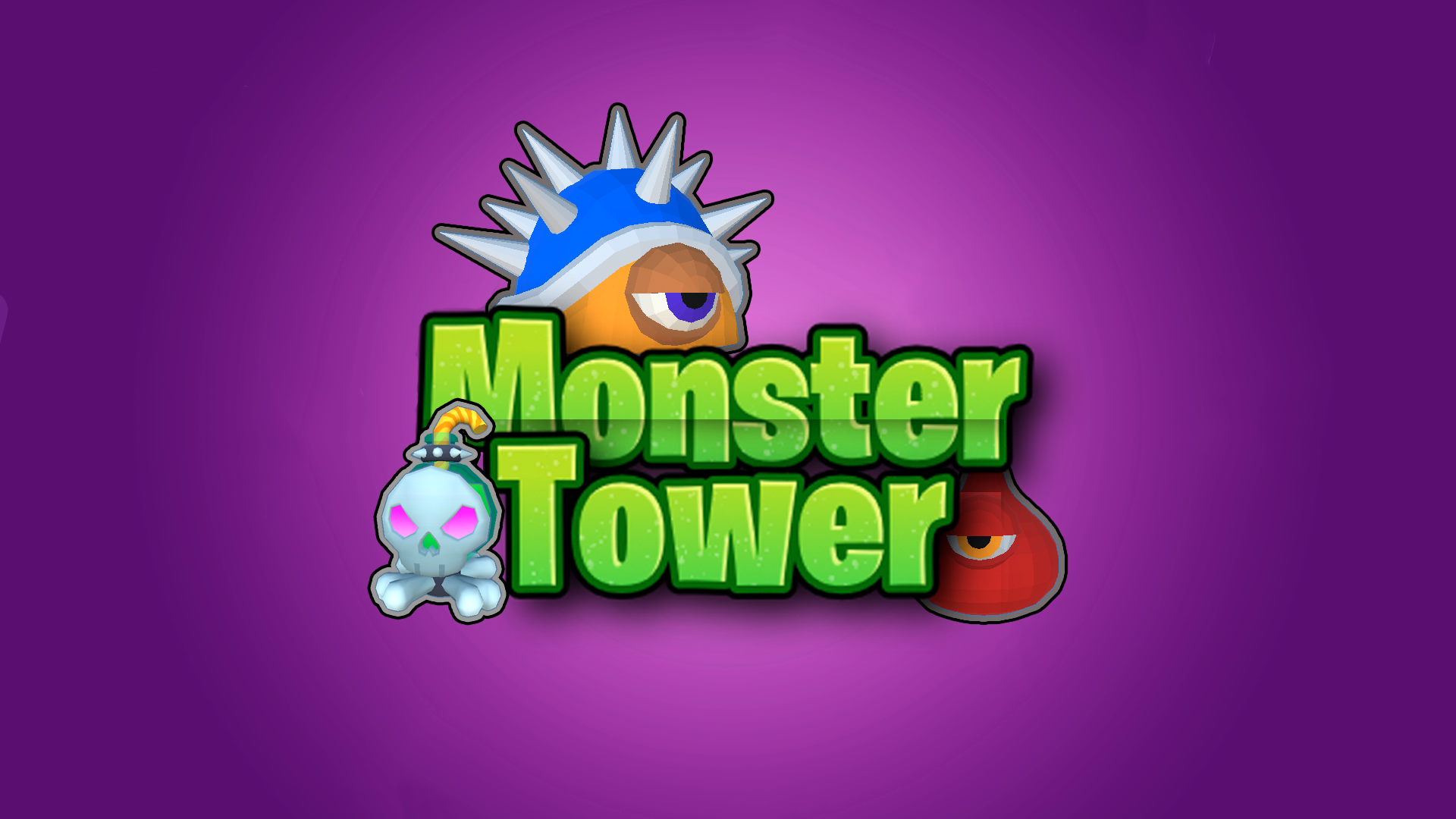 Monster Tower Runner Game Screenshot