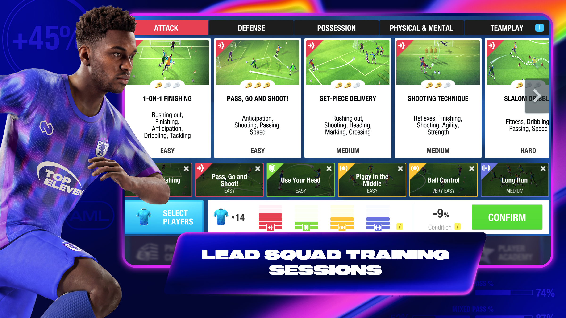 Top Eleven Be a Soccer Manager Game Screenshot