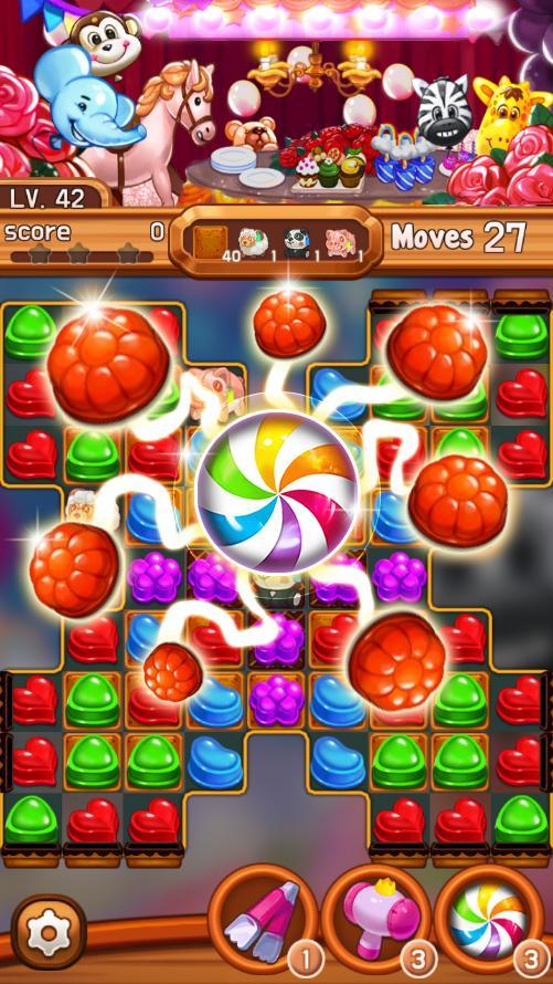 Candy Amuse: Match-3 puzzle遊戲截圖