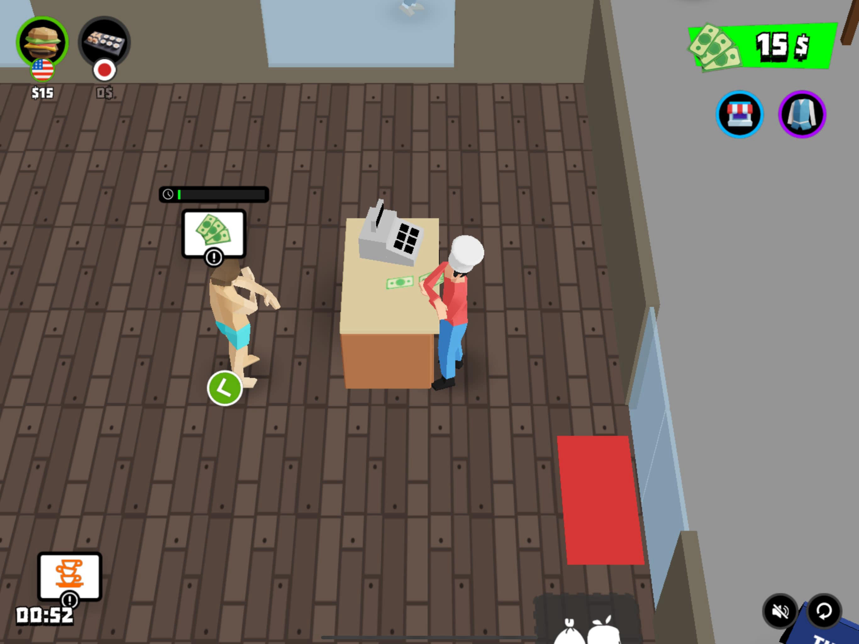 Ảnh chụp màn hình Burger Bounty : Cooking Game