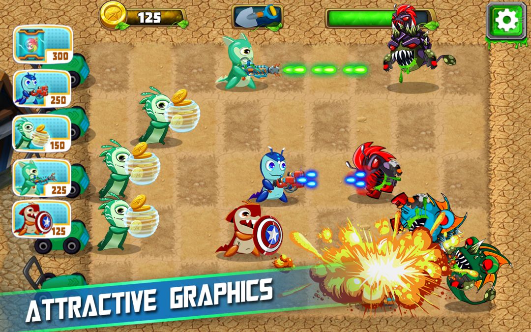 Screenshot of Slugs vs Zombie Ghouls