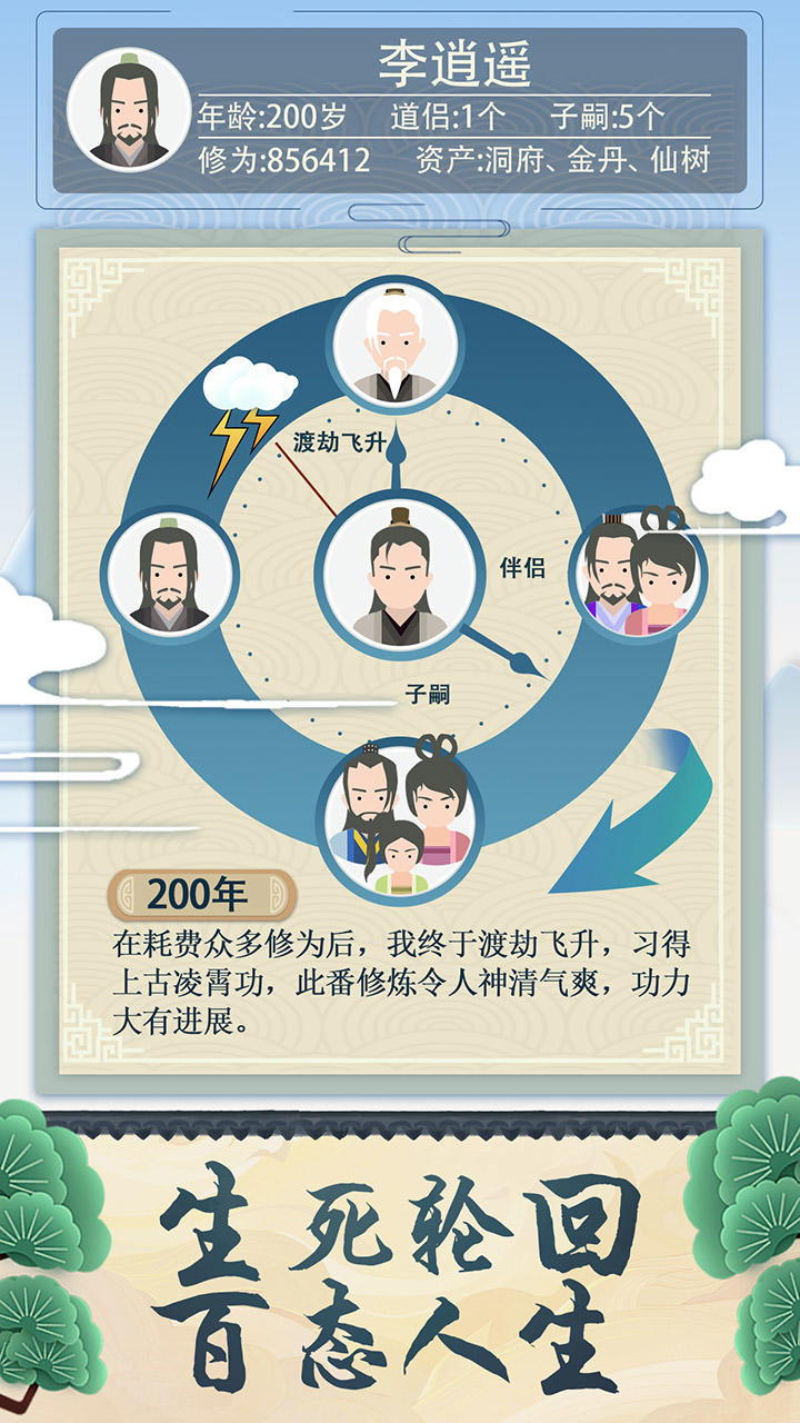Screenshot 1 of 修仙式人生 1.11