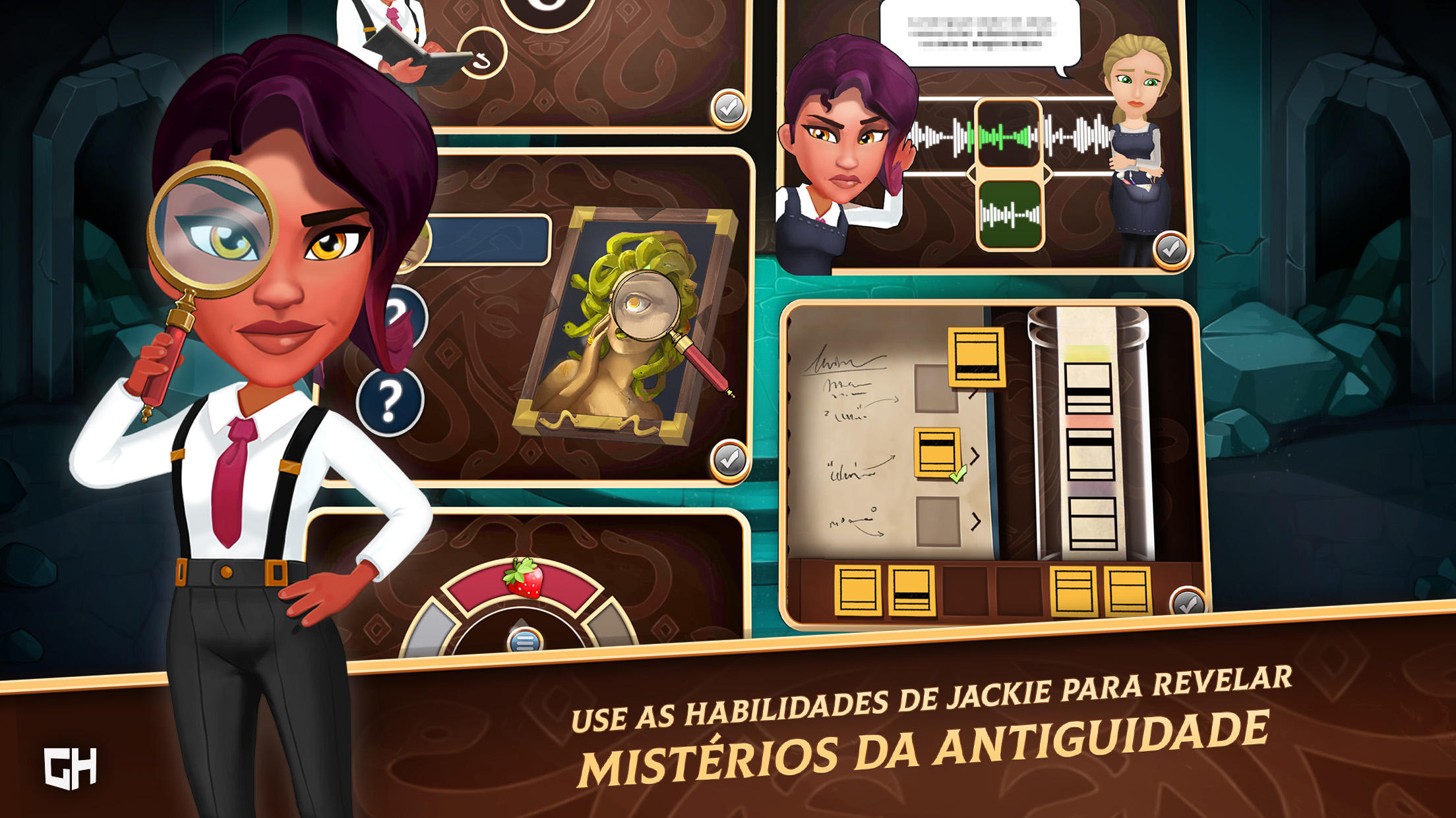 Captura de Tela do Jogo Detective Jackie - Mystic Case
