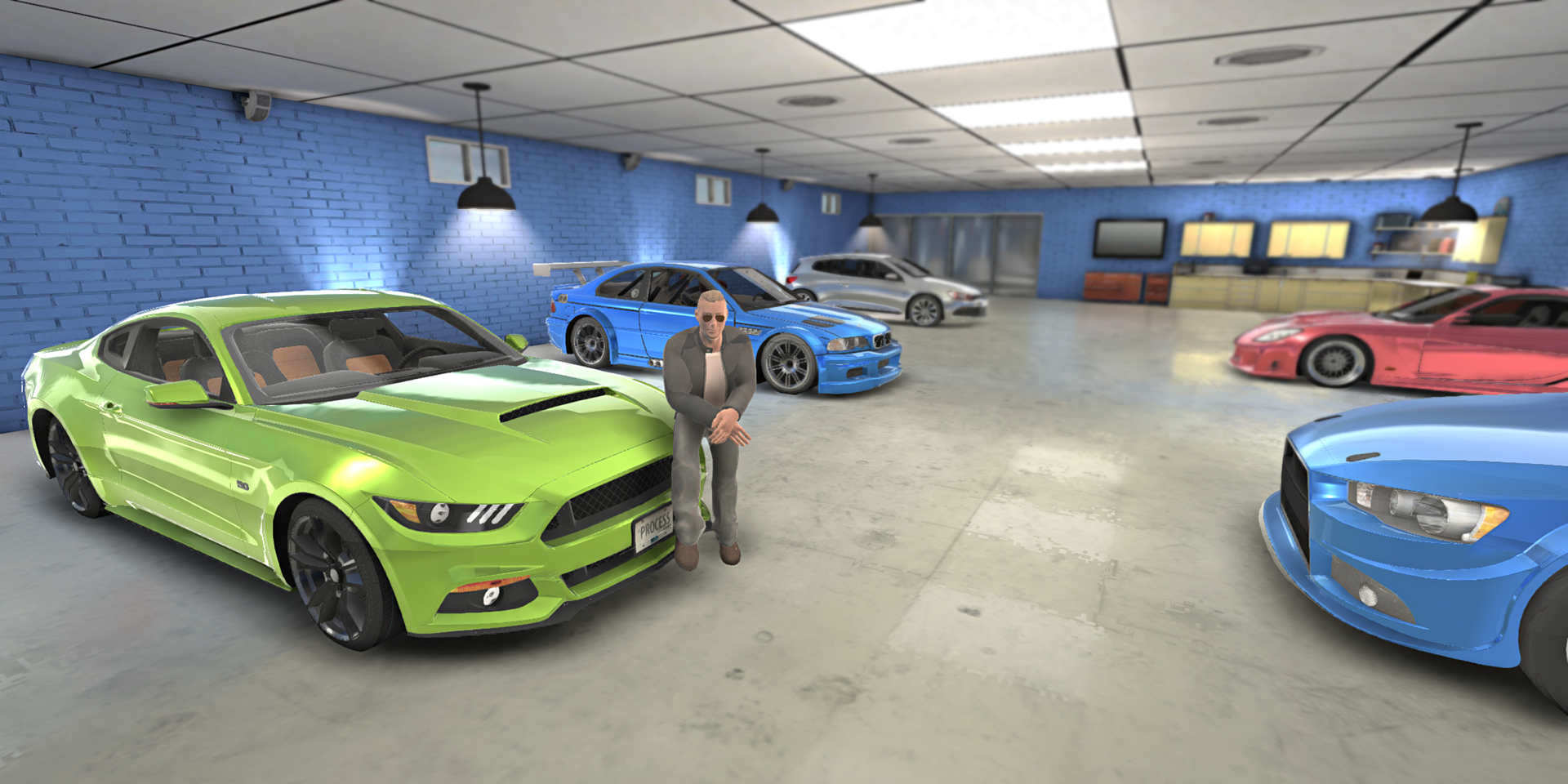 Mustang Drift Simulator Game Screenshot