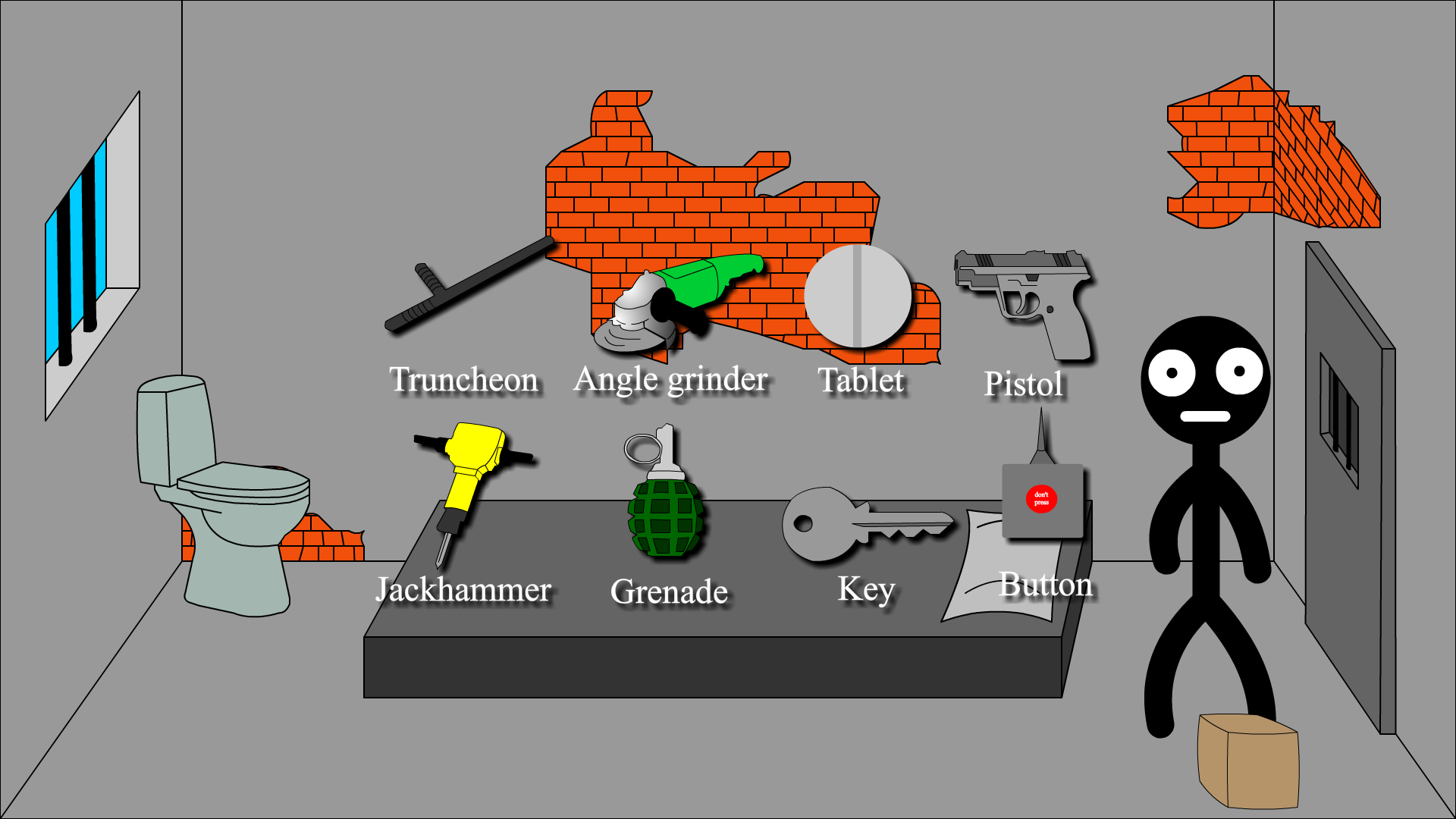 Stickman jailbreak escape 2016 遊戲截圖