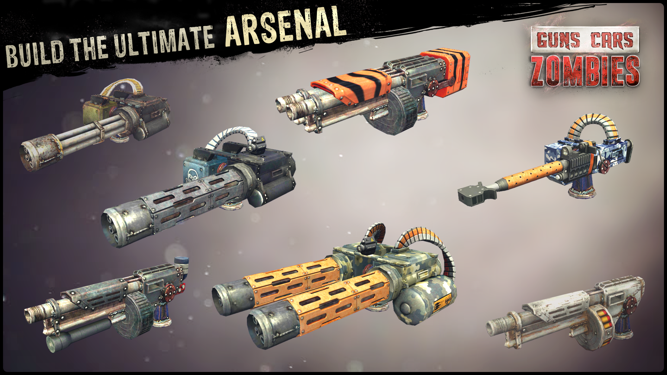 Guns, Cars and Zombies Game Screenshot