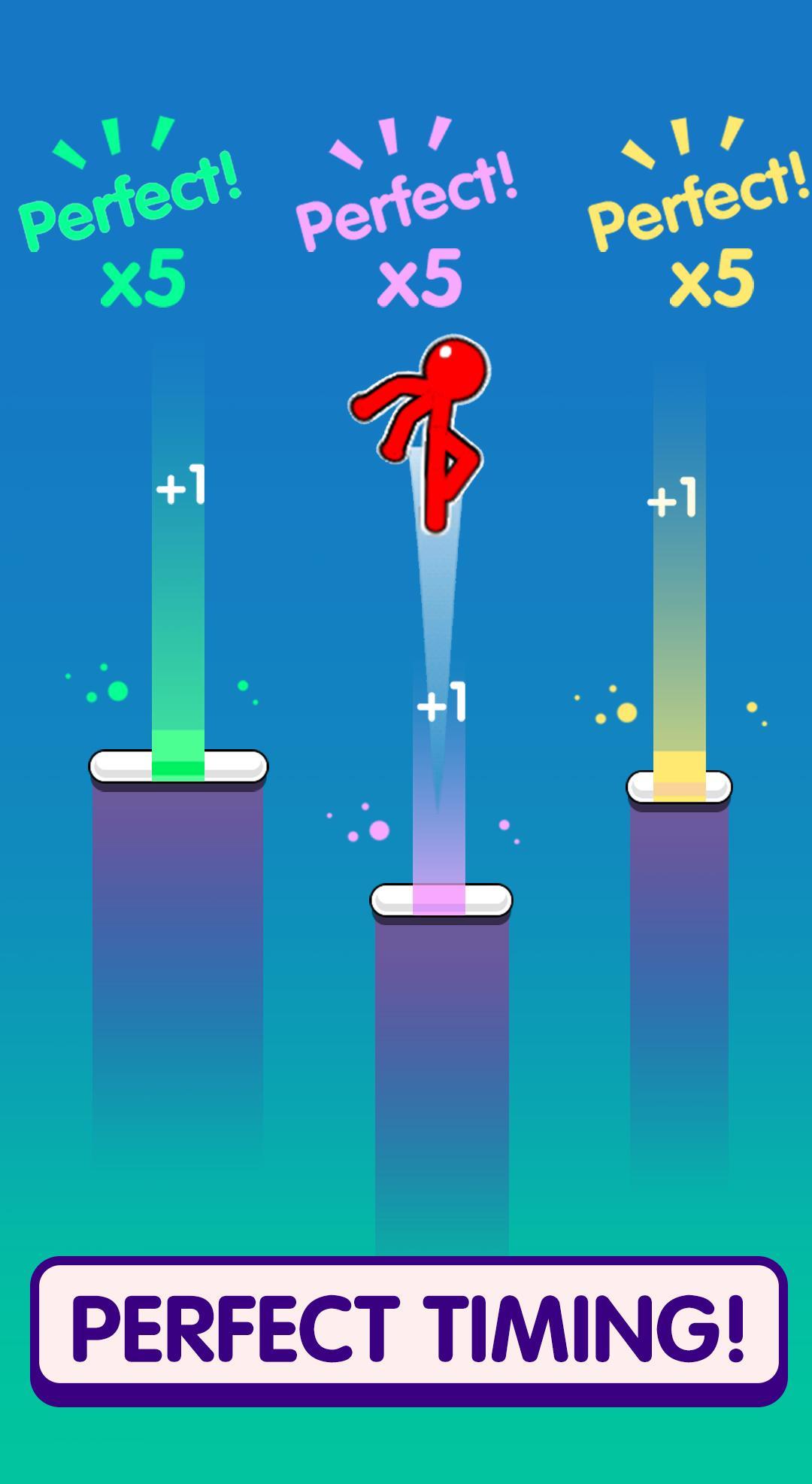 Cuplikan Layar Game Stickman Trampo