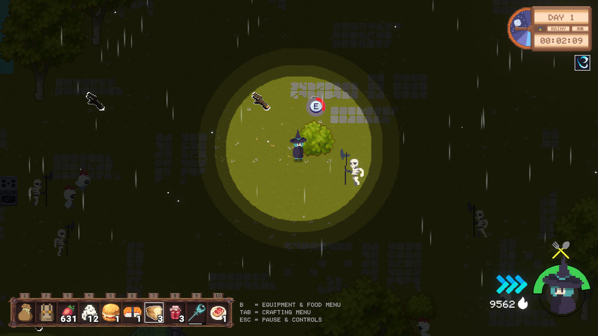 Enter The Night: Roguelite screenshot game