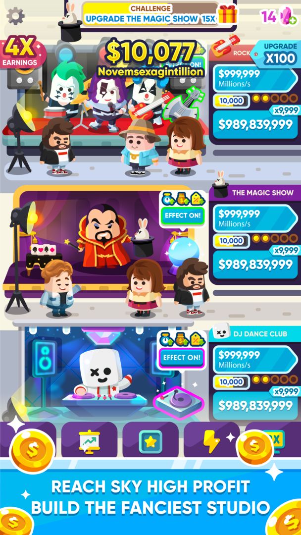 Stardom, Inc.: Idol Capitalist screenshot game