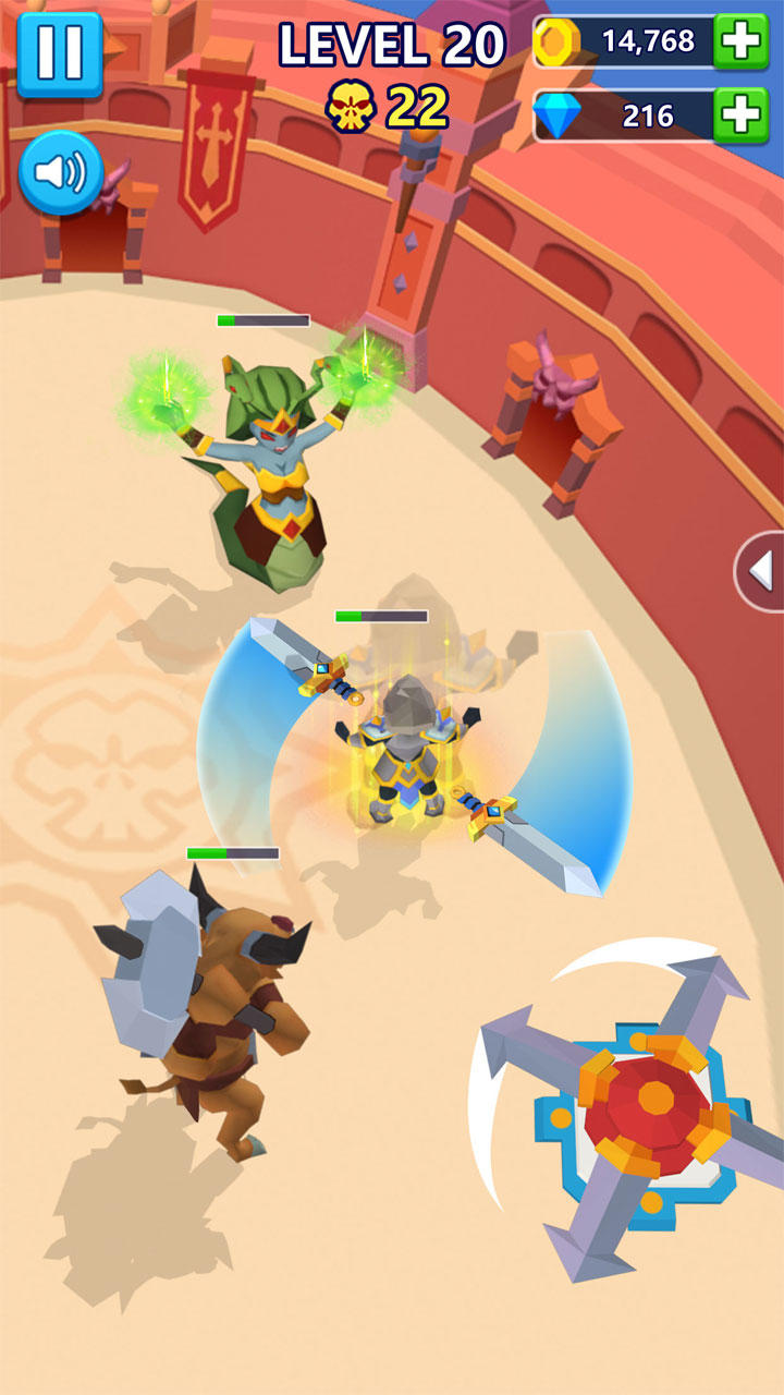 Spin Sword-One Kill Game Screenshot