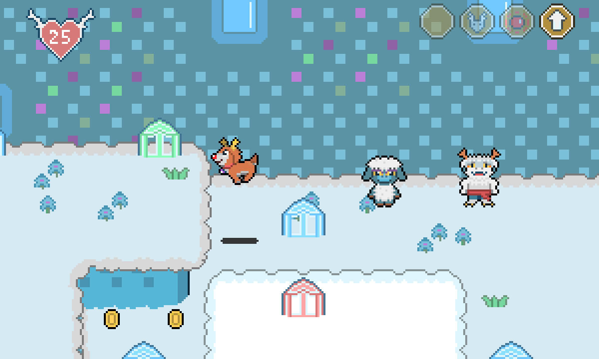Reindeer Story Game Screenshot