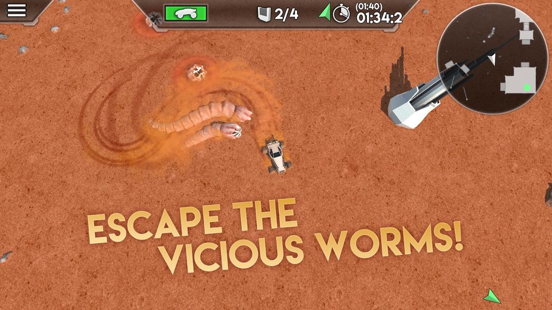 Desert Worms ภาพหน้าจอเกม