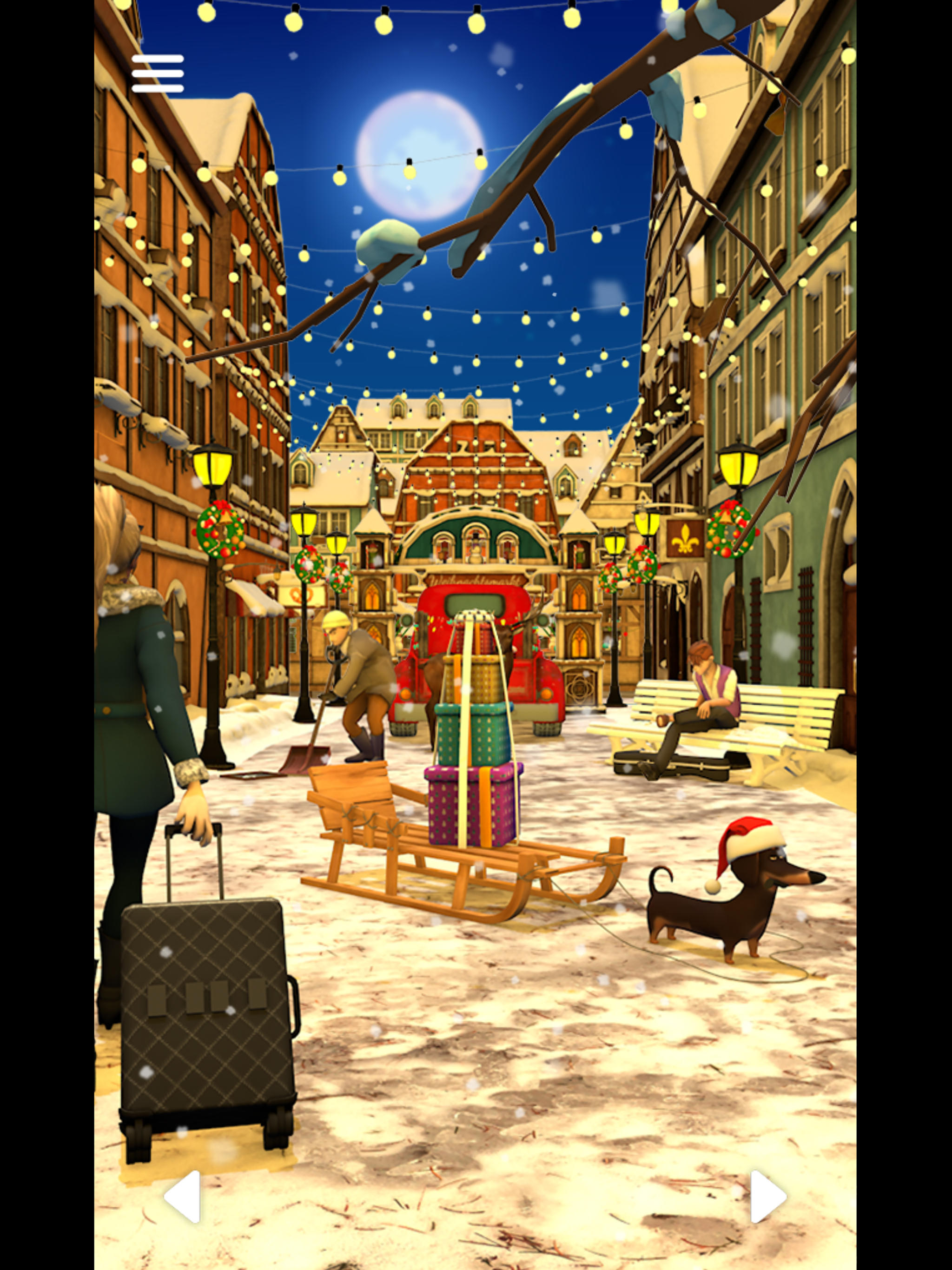 Escape Game: Christmas Market Game Screenshot