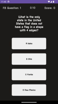 Quiz Game Game Screenshot