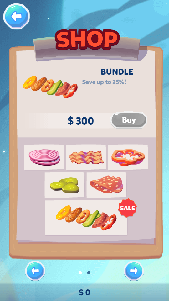 Скриншот игры Stack The Burger