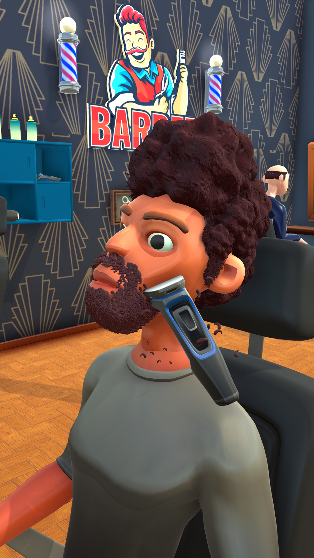 Screenshot 1 of Fade Master 3D: Barber Shop 1.13.0