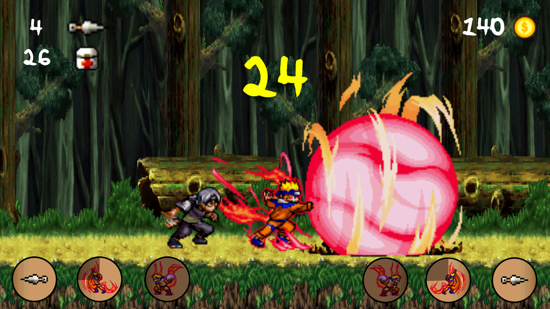 Screenshot 1 of Batalha Ninja Extrema 1.1