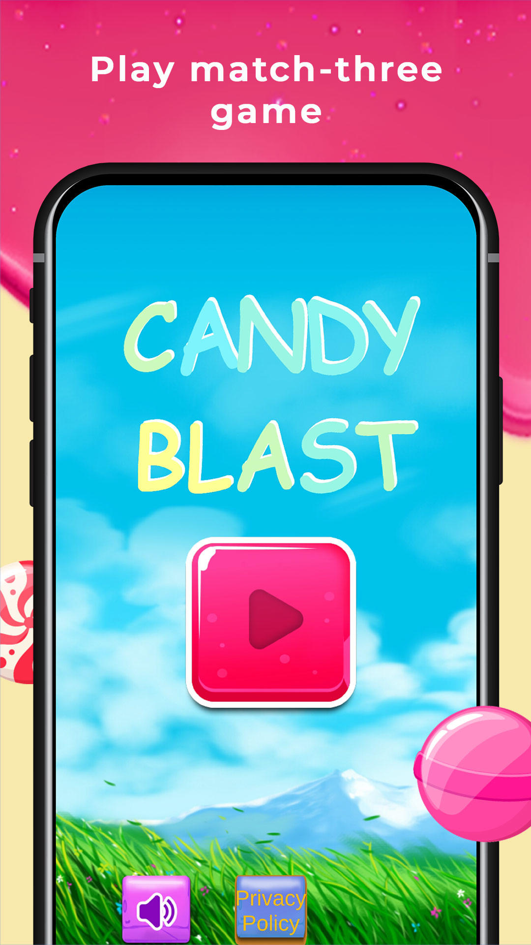 Amazing Candy Splash ゲームのスクリーンショット