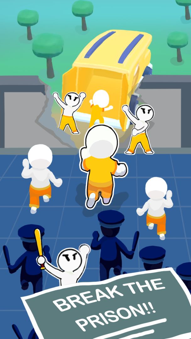 Lucky escape - 3D Stickman Pri screenshot game