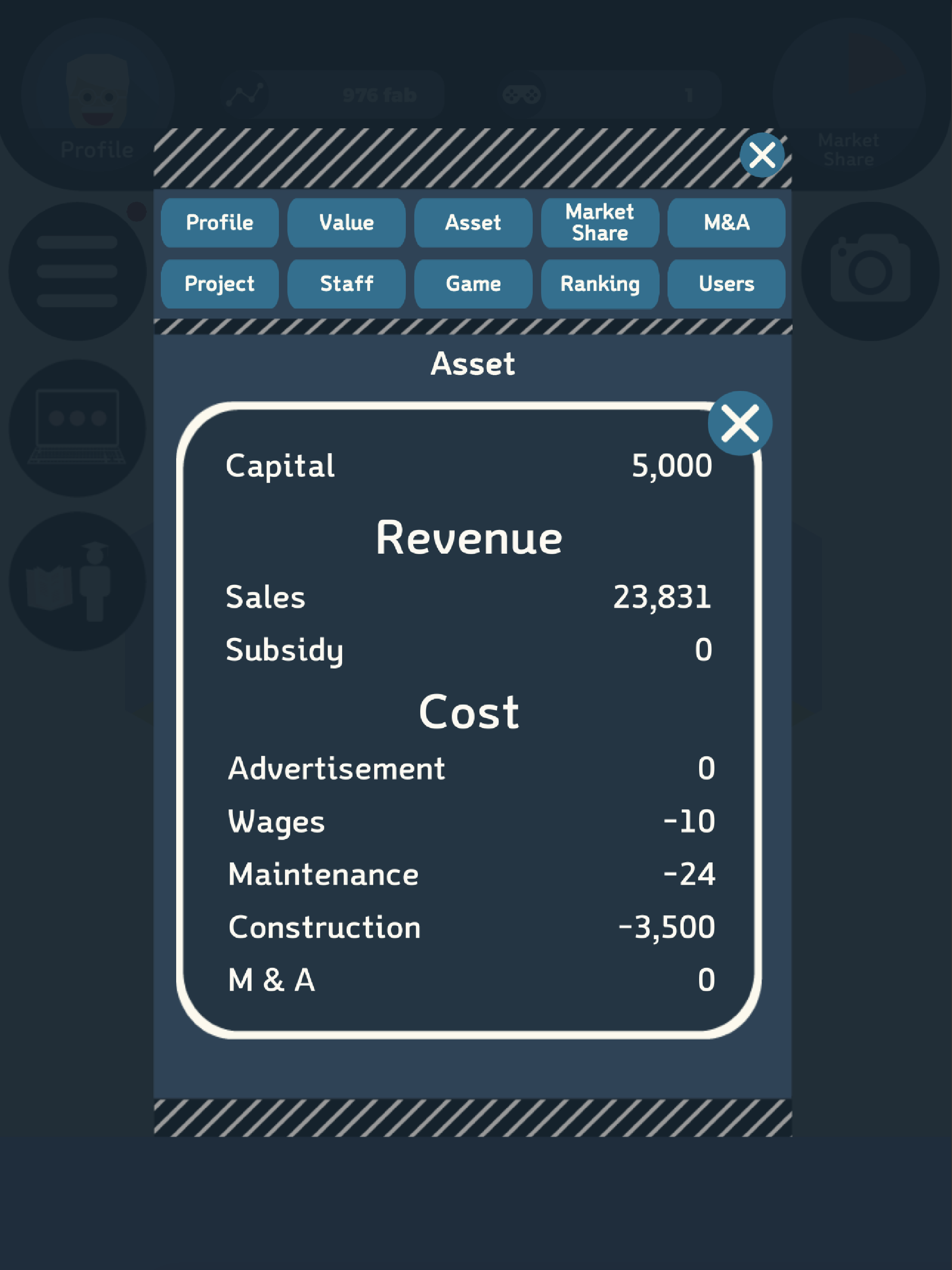 Capitalist : Game Company Game Screenshot