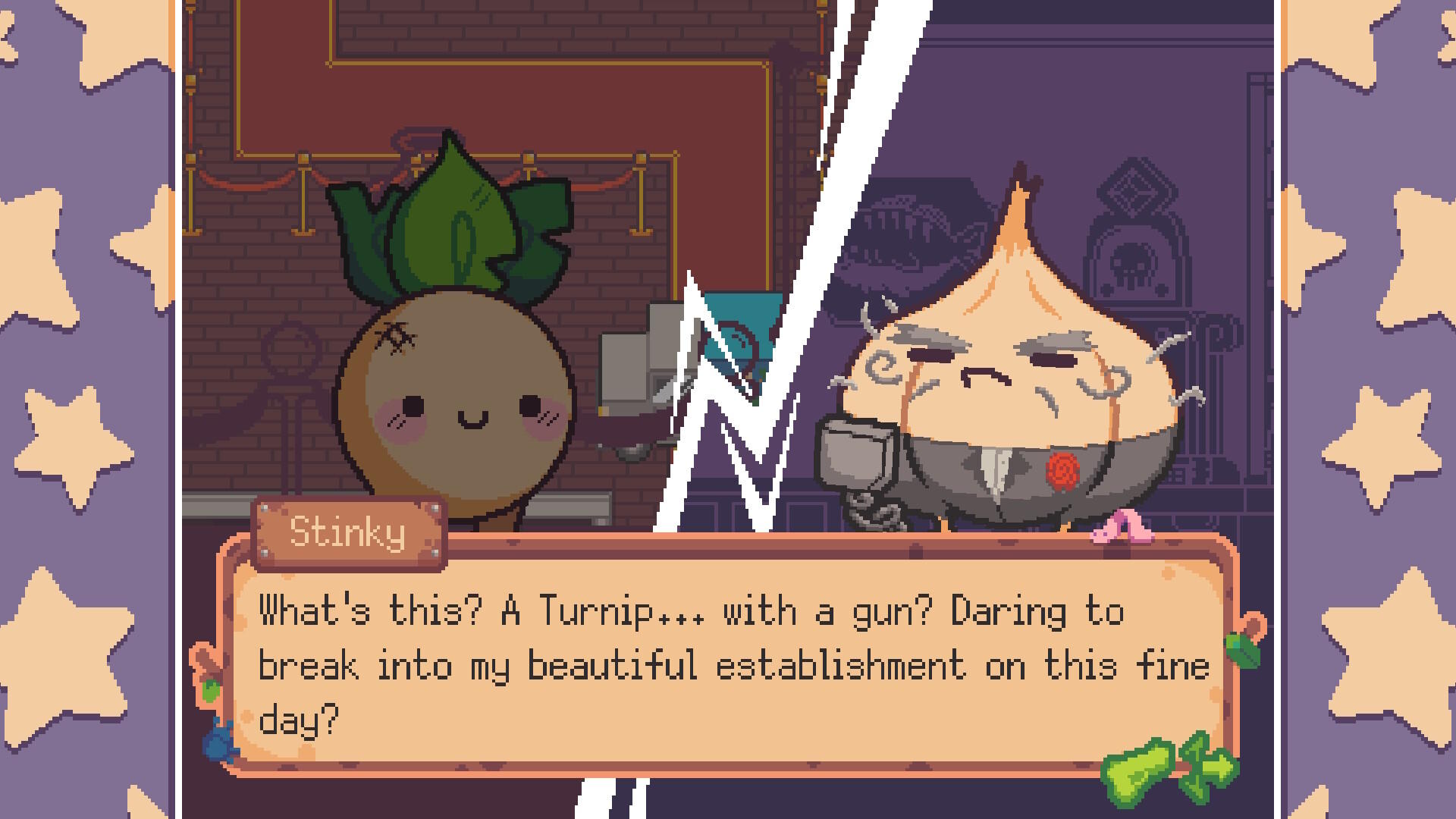 Turnip Boy Robs a Bank ภาพหน้าจอเกม
