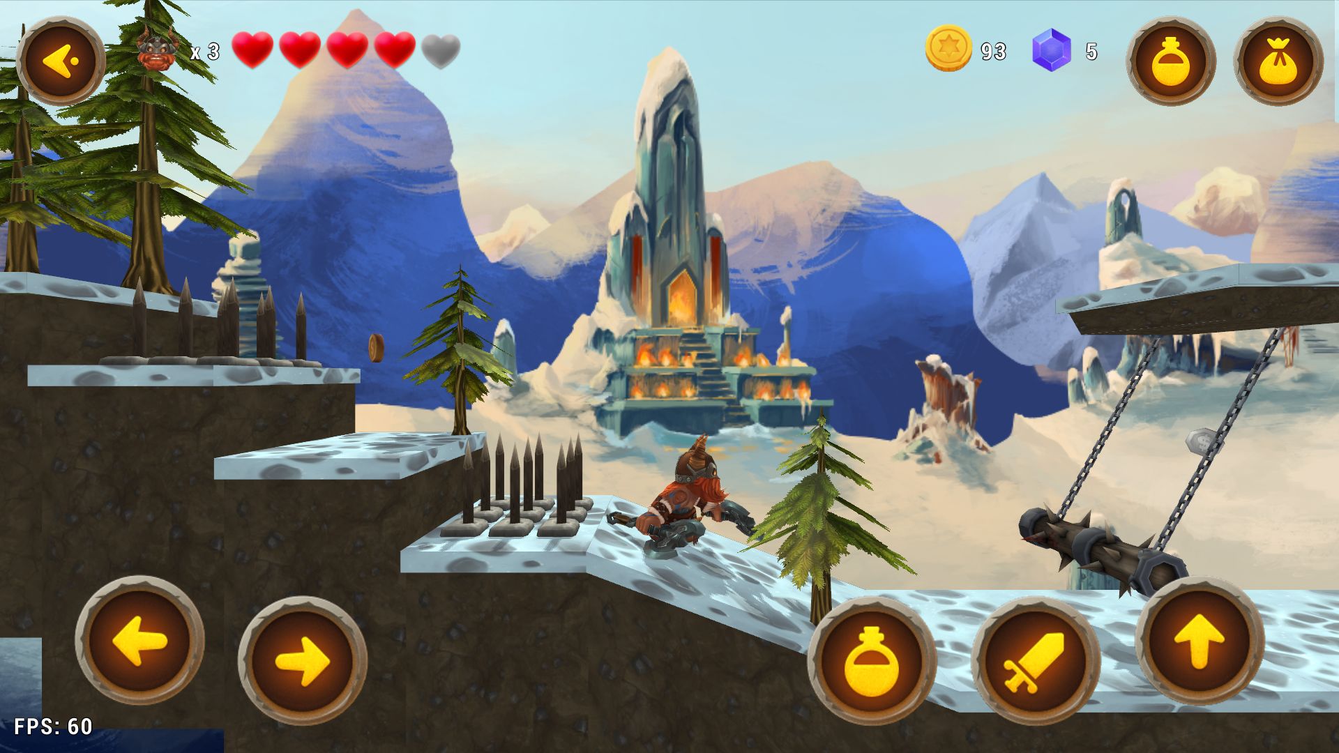 Screenshot of Nine Worlds Adventure - A Viking Saga