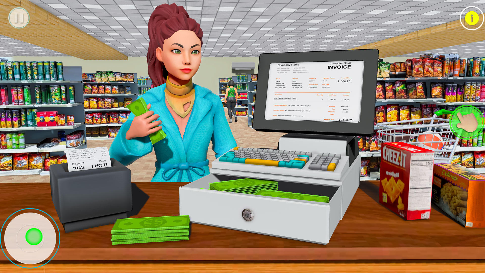 Supermarket Mall Shopping Game screenshot game
