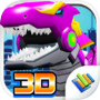 Icon of Dinosaur Robot 3D