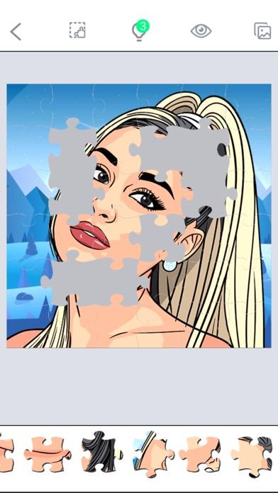 Скриншот игры Celebrity Jigsaw Puzzles 2021