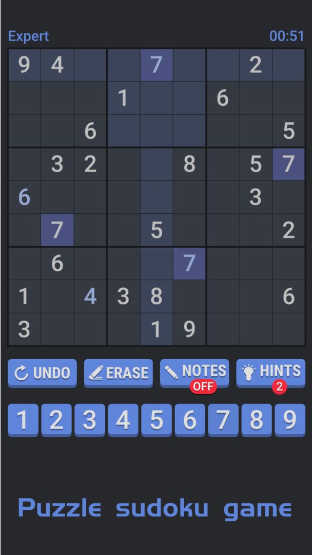 Screenshot of Sudoku Master - Popular Number Puzzle Games