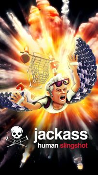 Jackass Human Slingshot Game Screenshot