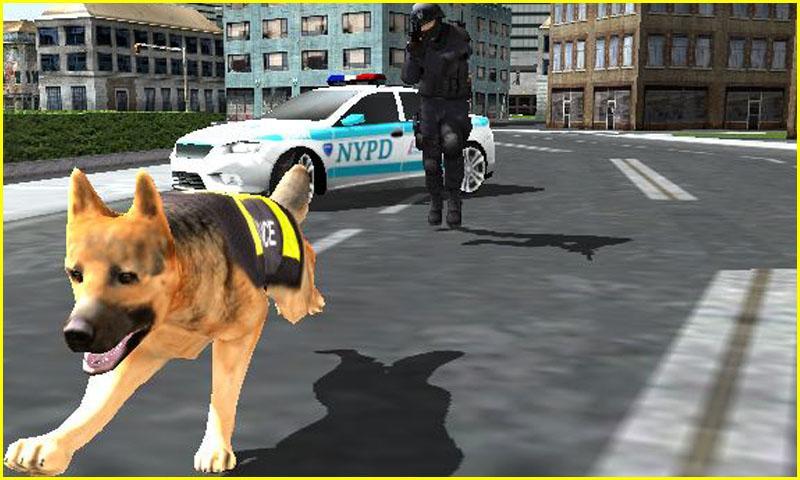 Police Dog Chase Criminal 3D Game Screenshot
