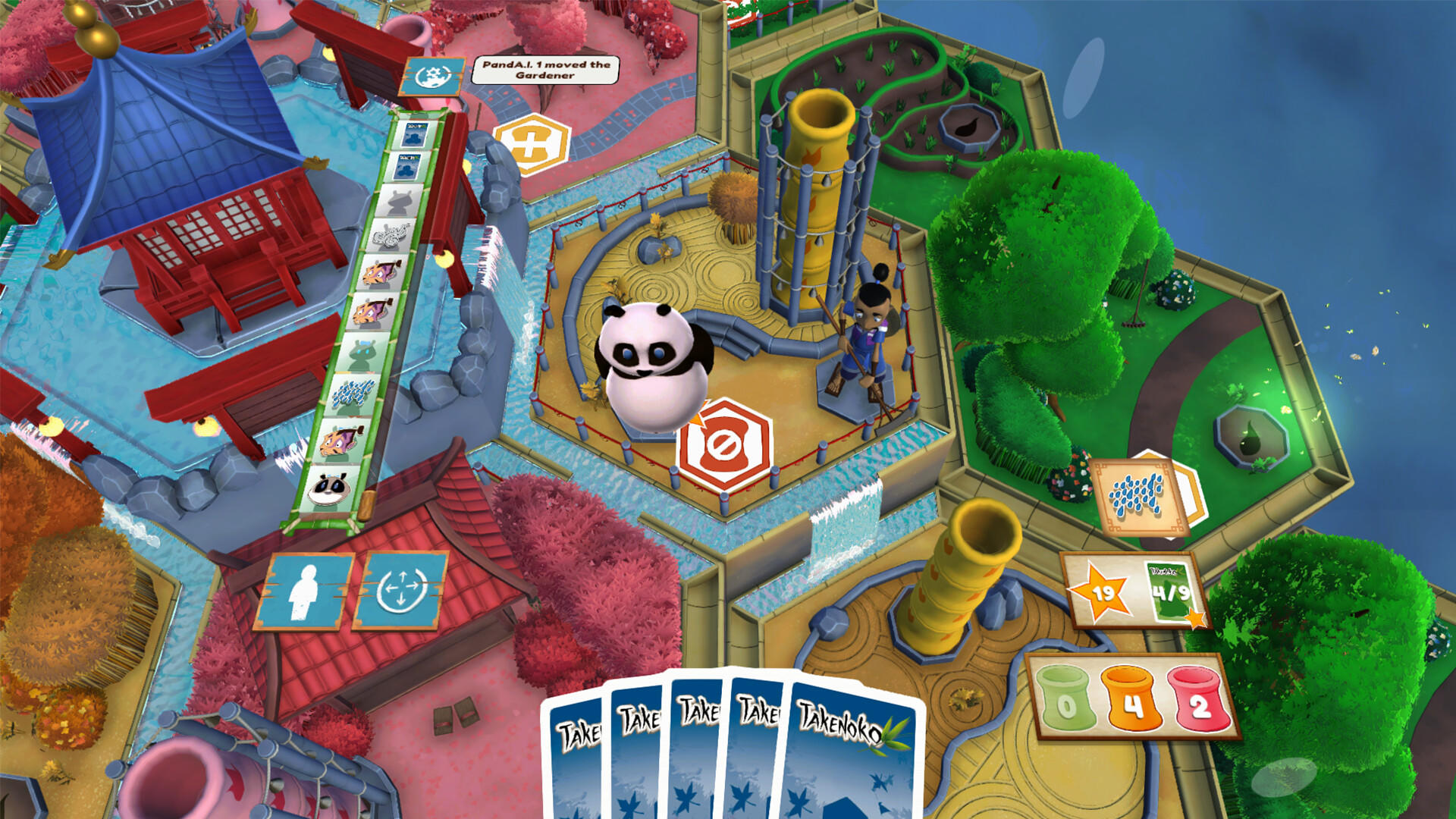 Takenoko - Tilt Five AR Game Screenshot
