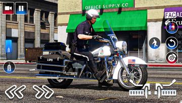 Police Bike Driving Chase Game ゲームのスクリーンショット