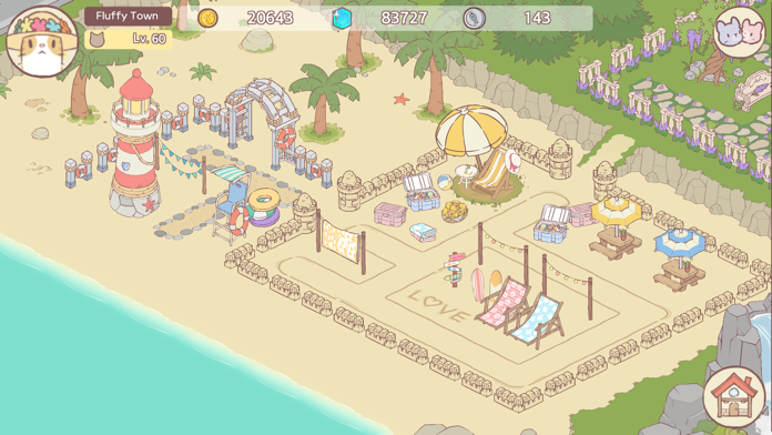 Cats & Soup: Fluffy Town Game Screenshot