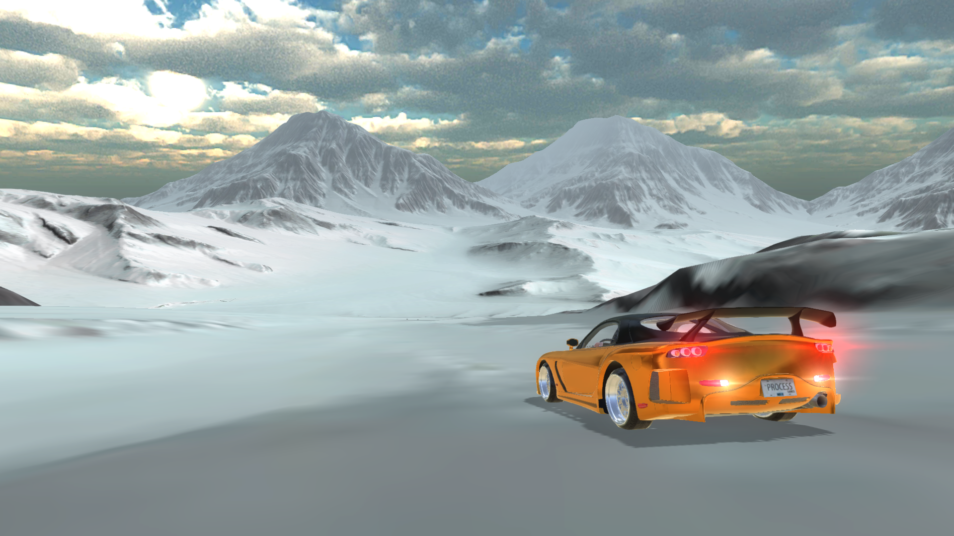 RX-7 Veilside Drift Simulator Game Screenshot