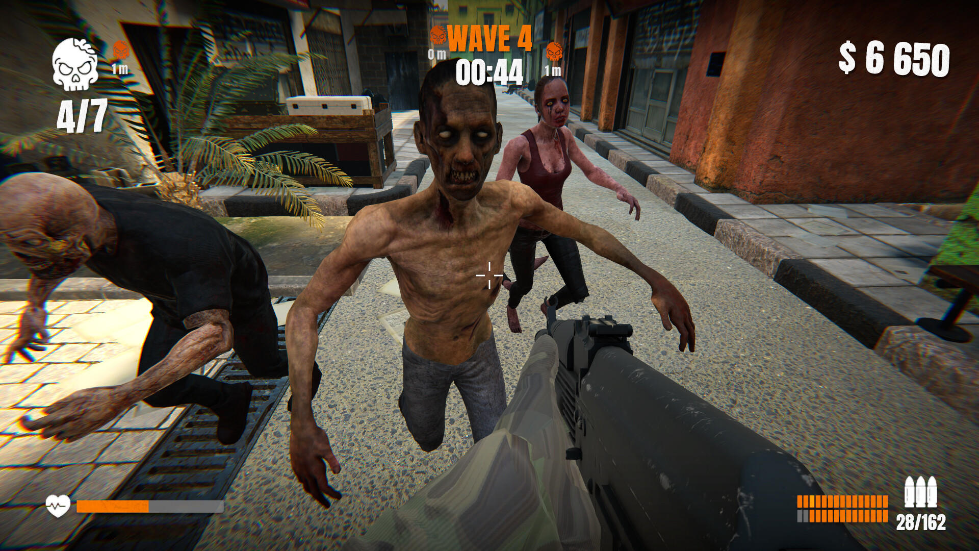 Captura de Tela do Jogo Favela Zombie Shooter