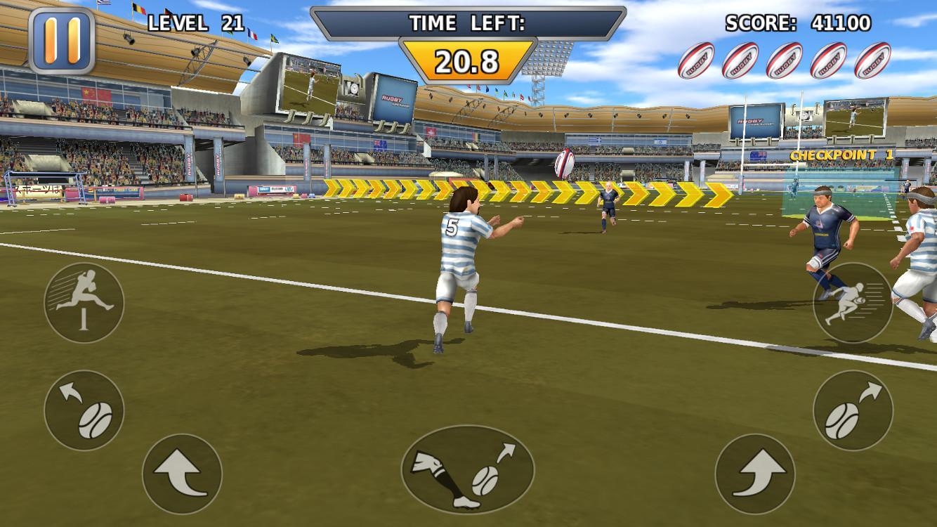 Rugby: Hard Runner Game Screenshot
