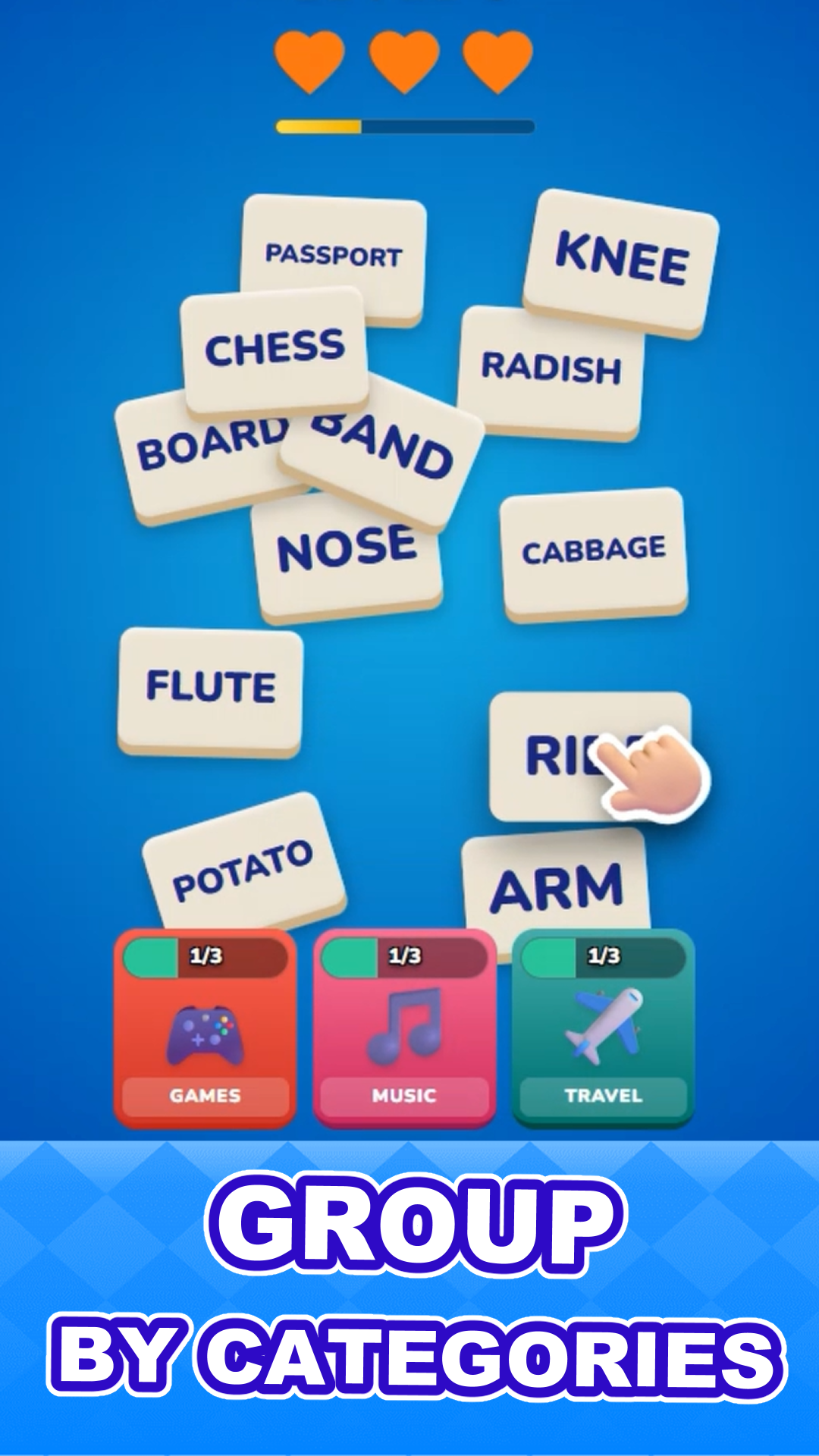 Cuplikan Layar Game Match Words Puzzle
