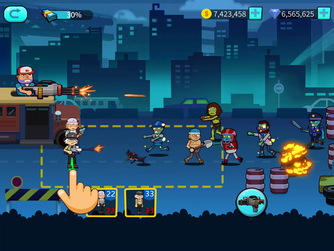 Screenshot of Among the Zombie