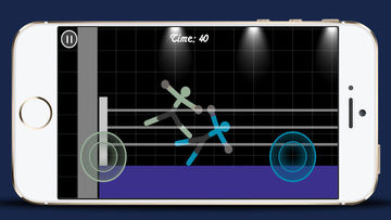 Captura de Tela do Jogo Stickman Warriors Heroes