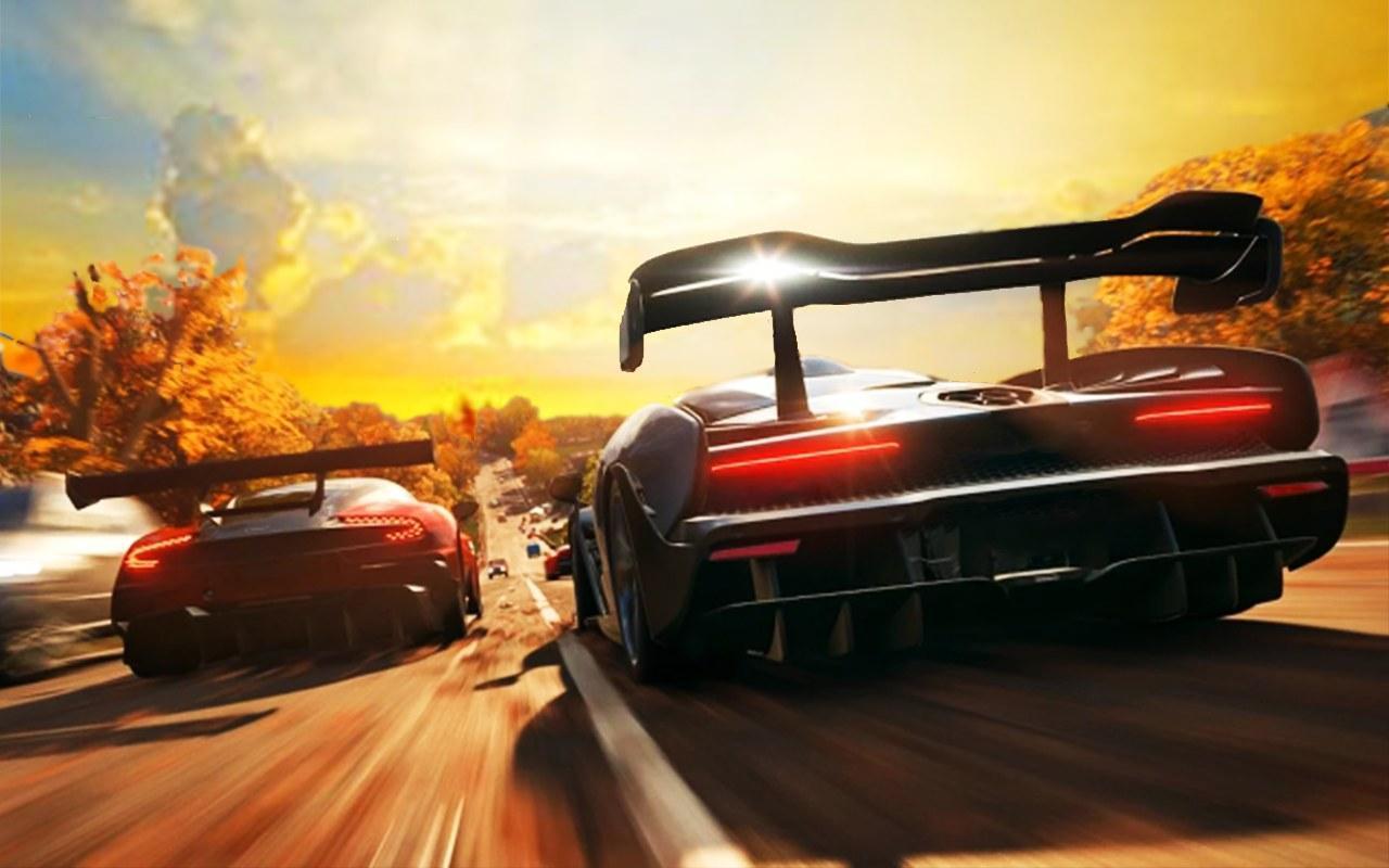 Screenshot of Super Car Traffic Racing