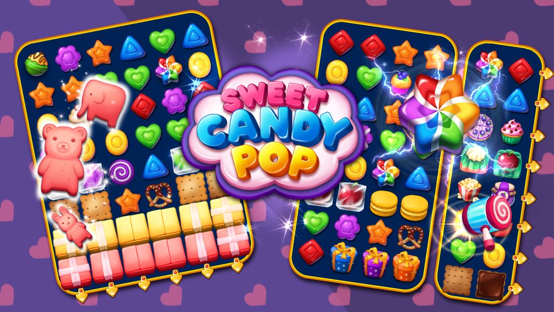 Sweet Candy POP : Match 3 Puzzle ภาพหน้าจอเกม
