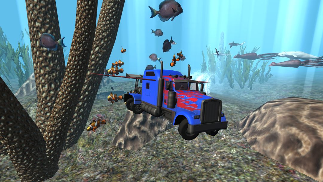 Submarine Transformer Truck 3D ภาพหน้าจอเกม