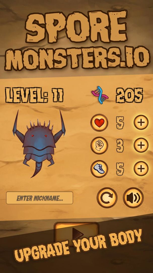 Spore Monsters.io screenshot game