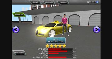 3D City Taxi Driving Mania Game Screenshot