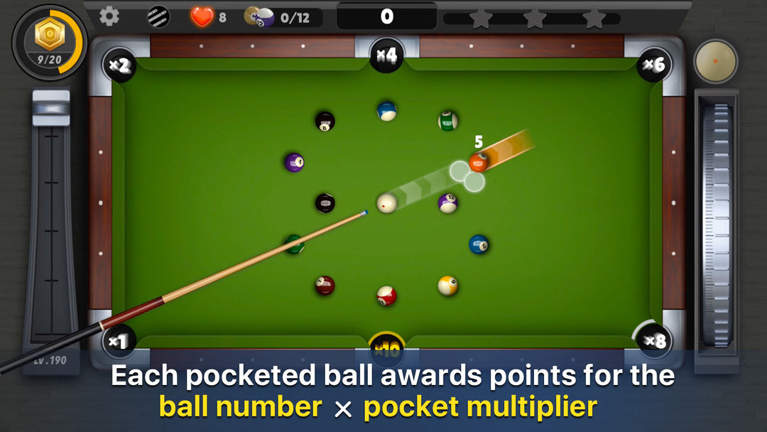 Screenshot of Billiards Nation