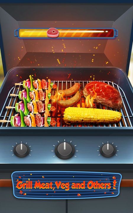 Screenshot 1 of BBQ Kitchen Grill Cooking Game 